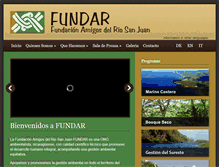 Tablet Screenshot of fundar.org.ni